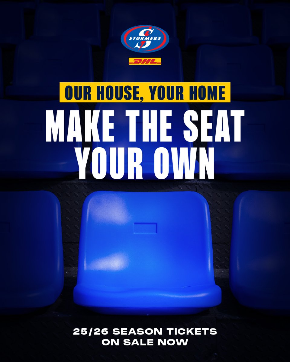 THESTORMERS's tweet image. 🏟️ Our house
🏡 Your home
💺 Make the seat your own
🎟️ 25/26 season tickets on sale now bit.ly/44SASmE