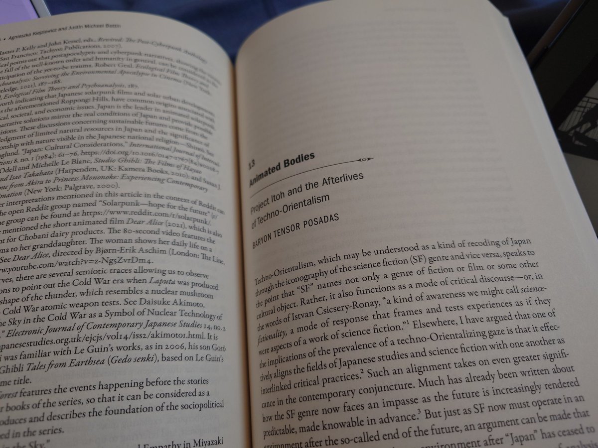 baryontensor's tweet image. My copy of Techno-orientalism 2.0, which includes my essay on the animated adaptations of the novels of Project Itoh, arrived today.