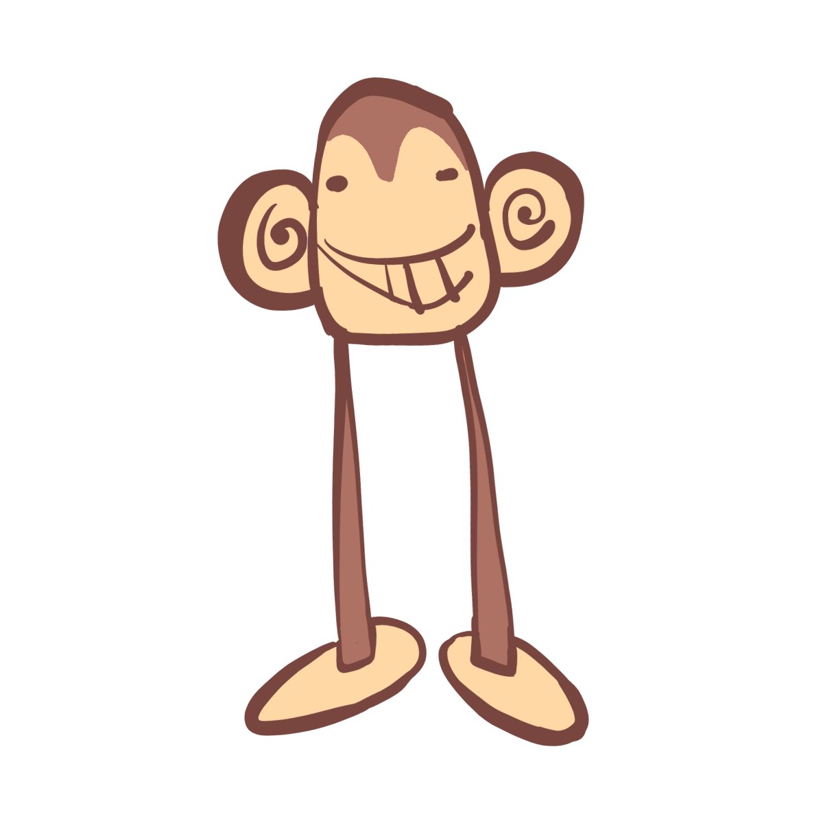 Microplasticmen's tweet image. im gonna somehow put this monkey in any drawing i make from now on