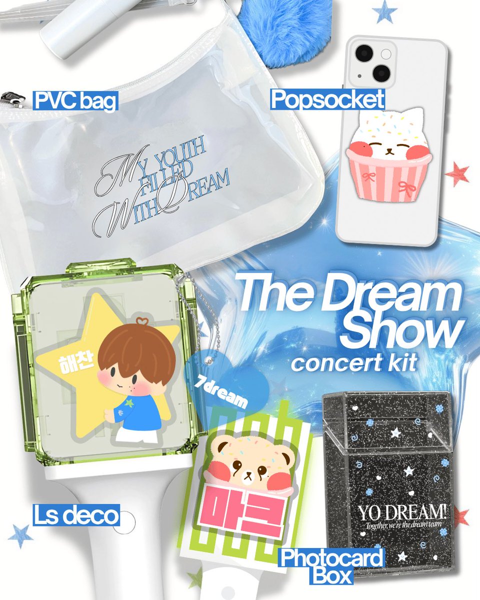 ur_favething's tweet photo. Dream Show Concert Kit 🩵 by @ur_favething 
help rt &amp; likes!

🛒pvc bag, ls deco, popsocket, pc box
🗓️29 Juli - 5 Agustus 2025
📝Order here: https://t.co/OBz44YPi9z

📍+62 (Jakarta, INA)
🌐 WW GO 📥 DM us! https://t.co/jvU1E0sPuh