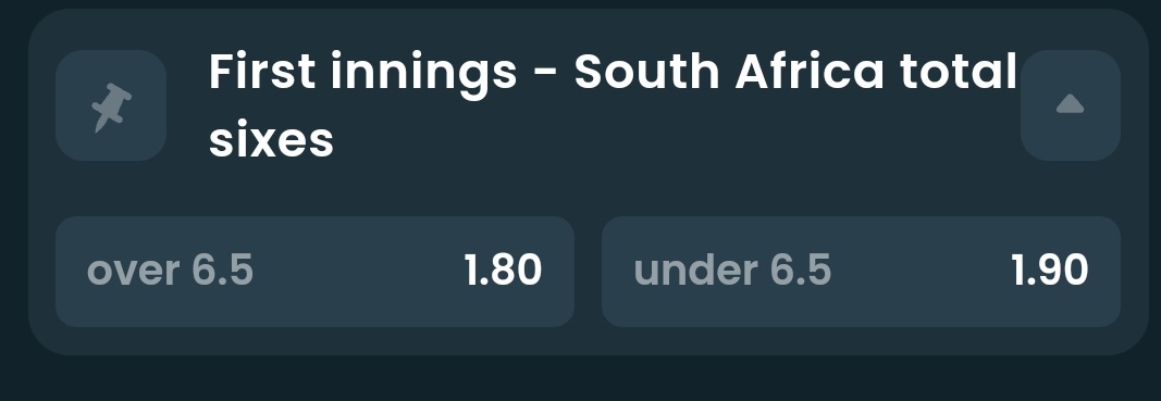 SAU19 Total 6s UNDER 6.5

SA🇿🇦 vs ZIM🇿🇼

👉Play on bit.ly/Fairwin247

if this post gets 20+ Reposts, will drop one more bet. Light it up❤️

#SAU19vZIMU19 #gamblingX