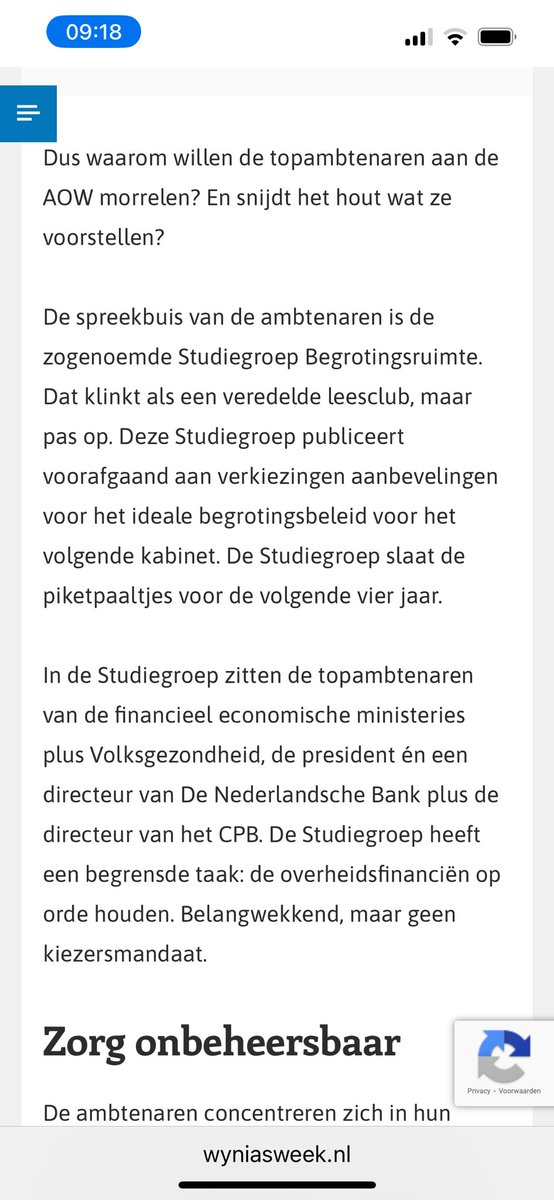Absolute aanrader
Opinie van Menno Tamminga:
“Handen af van de AOW
De onzekerheid over de pensioenen is al erg genoeg”
 
50PLUS Senator Martin van Rooijen:
‘De AOW moet staan als een huis’

AOW is basispensioen voor bestaanszekerheid iedereen

⁦⁦<a href="/NUnl/">NU.nl</a>⁩ ⁦<a href="/NOS/">NOS</a>⁩ ⁦(1)