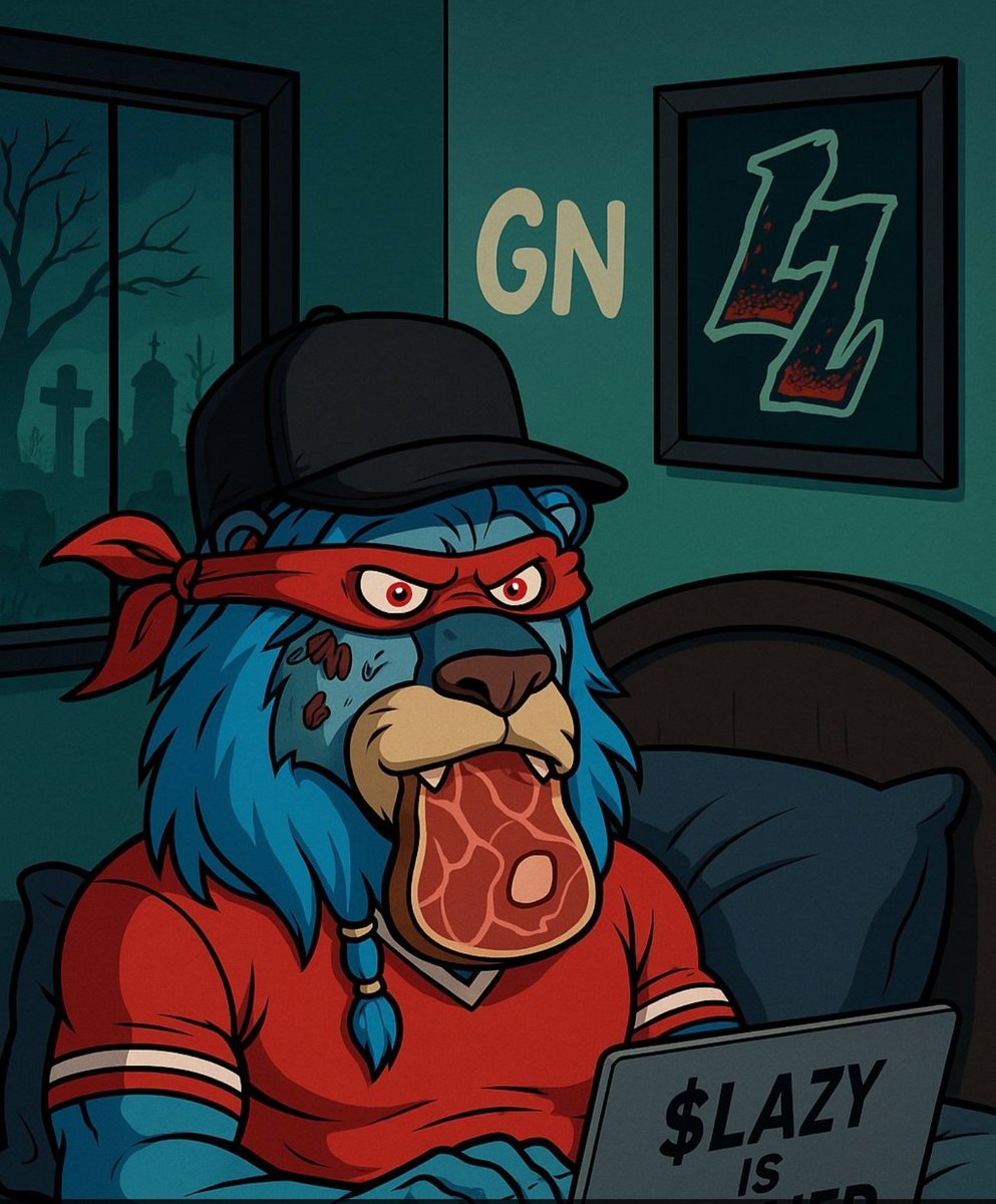 C2Dougie's tweet image. Goodnight chat💤

See ya&apos;ll tomorrow 

Get $LAZY to keep winning