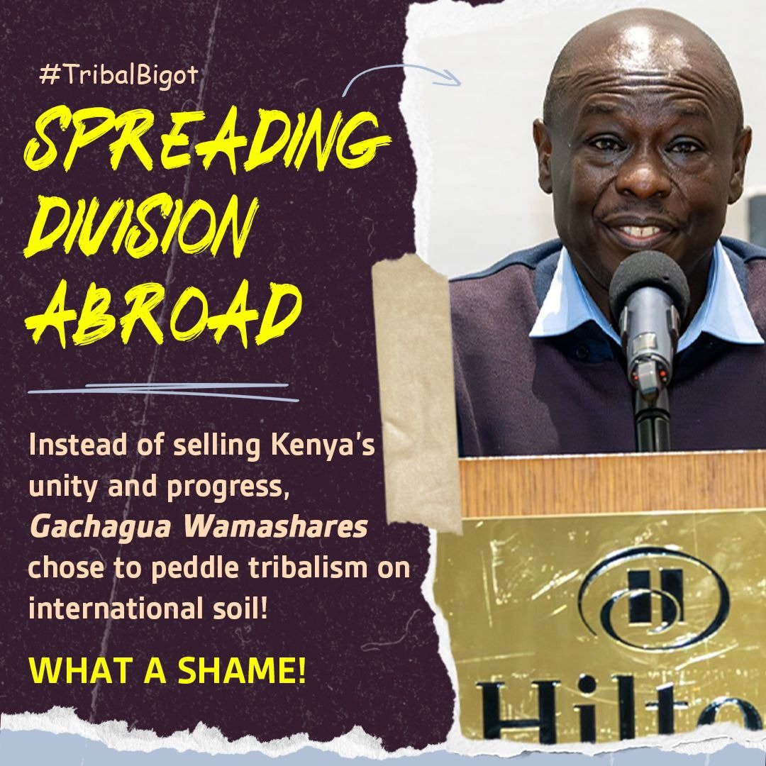 kinyanjui_M1's tweet image. When you hear"Gachagua Wamashares" just know merit died and tribal gatekeeping took over. No wonder he's being criticised in U.S
#TribalBigot
Obinna Taifa Care Pakistani SHA Works Progress You Can See Mishra Transforms Lives 7M Kenyans #MedihealFacts #DeliveringUHC #RoarForStars