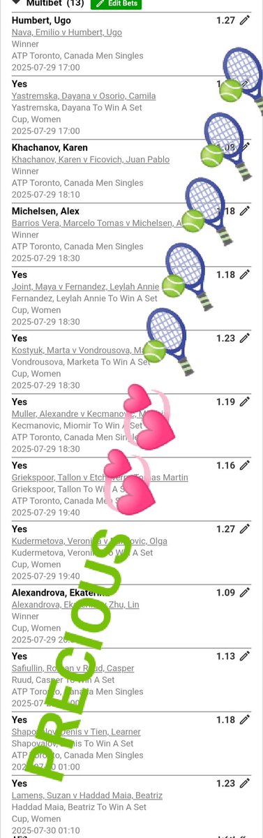 GreenWorldCTM's tweet image. Daily Odds 1/2
Tennis πΎπΎπΎπ―ππΎ
Booking Code BW80F982A
9 Odds