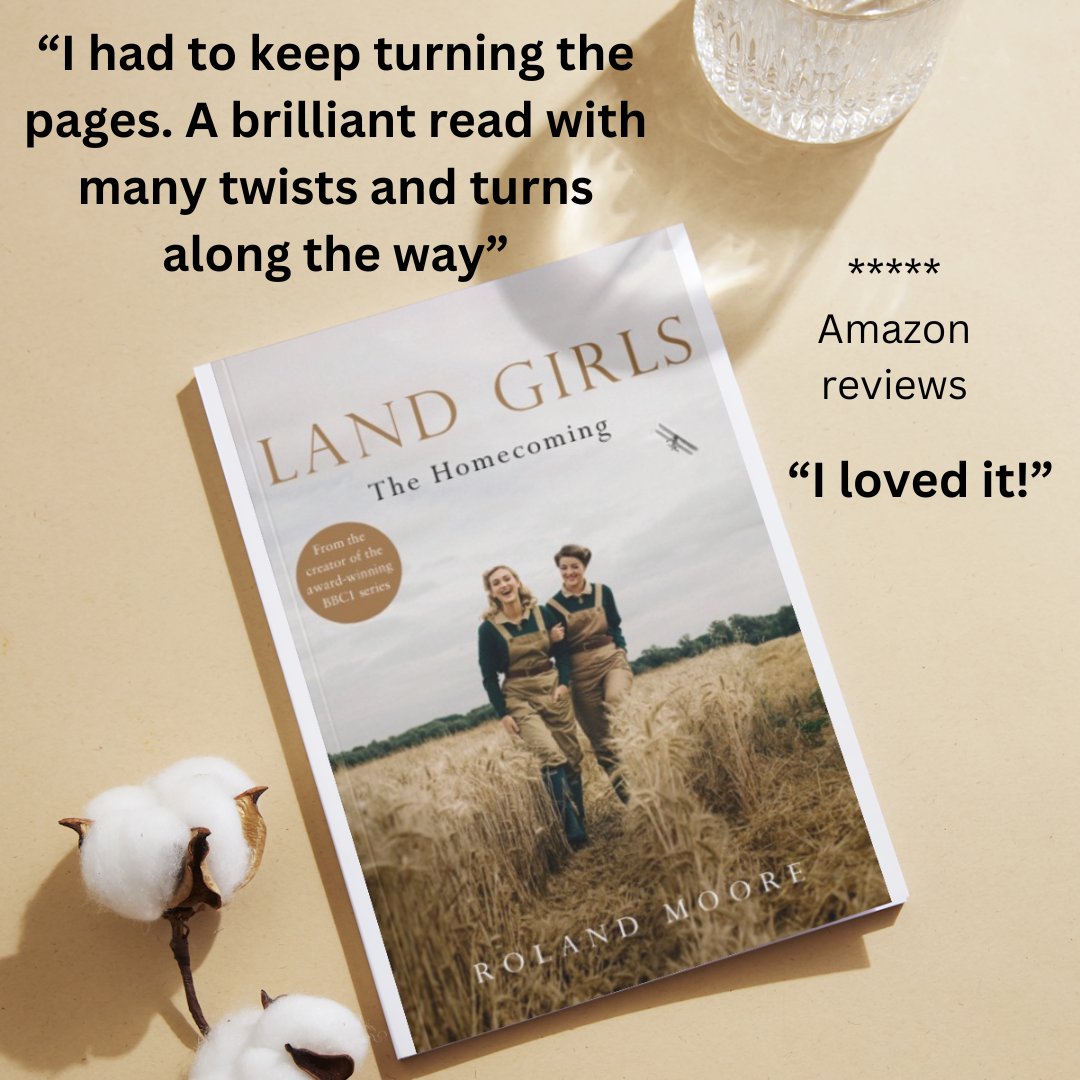 Roland Moore (@rolandmooretv) on Twitter photo The original #LandGirls saga is available from all good book shops for readers who love a great wartime #saga
"I had to keep turning the pages. A brilliant read with many twists and turns along the way"
"I loved it!" (5* reviews)
amzn.to/3U2B4bn
#TuesNews <a href="/RNAtweets/">Romantic Novelists' Association</a> The original #LandGirls saga is available from all good book shops for readers who love a great wartime #saga
"I had to keep turning the pages. A brilliant read with many twists and turns along the way"
"I loved it!" (5* reviews)
amzn.to/3U2B4bn
#TuesNews <a href="/RNAtweets/">Romantic Novelists' Association</a>