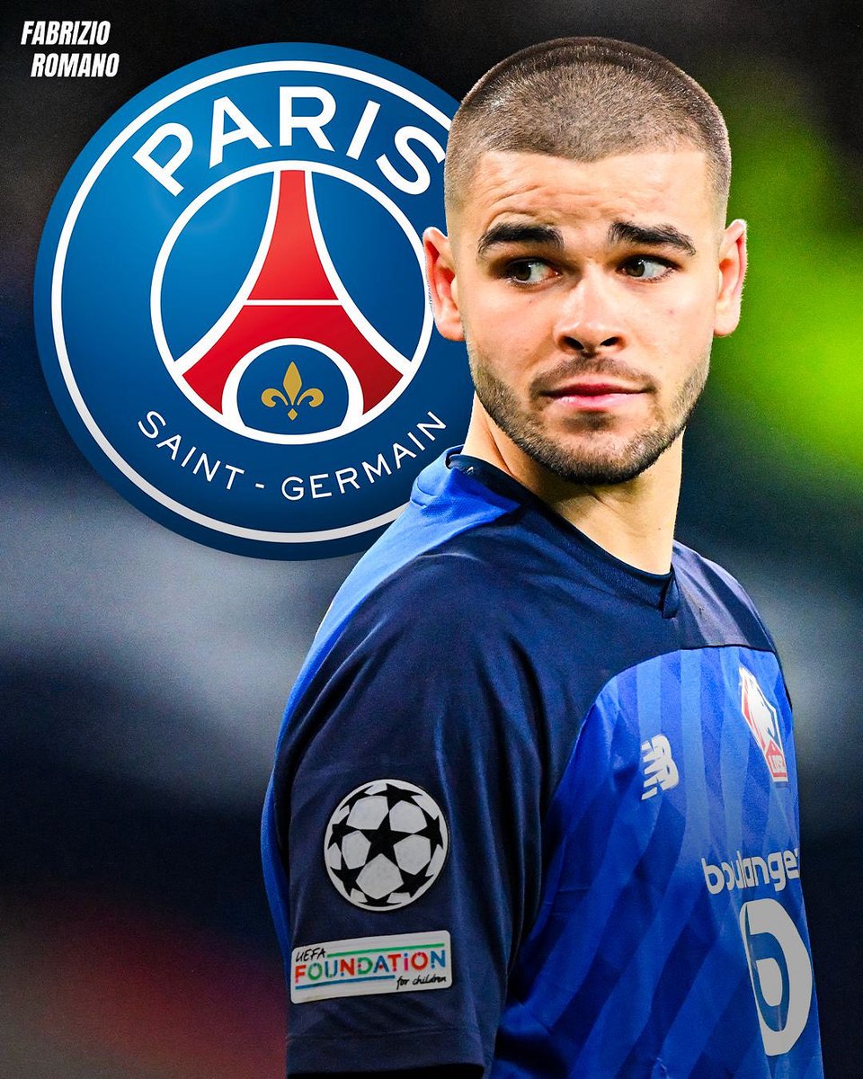 🚨🔴🔵 Paris Saint-Germain are at final stages of Lucas Chevalier deal, here we go soon!

€40m deal being sorted directly between presidents Al Khelaifi and Letang as Lille ask for more add-ons, but very close.

Chevalier accepted a five year deal last week.