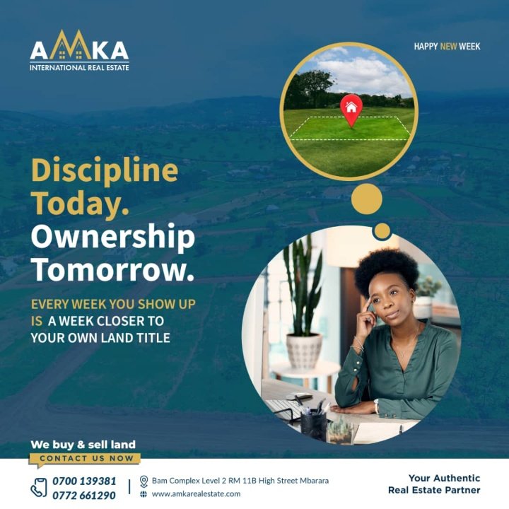Westerner🇺🇬 (@mbararaboy) on Twitter photo Achieve your dream of owning land in Mbarara City with <a href="/amka_real/">Amka International Real Estate</a> flexible installment options. Visit our offices today. Achieve your dream of owning land in Mbarara City with <a href="/amka_real/">Amka International Real Estate</a> flexible installment options. Visit our offices today.