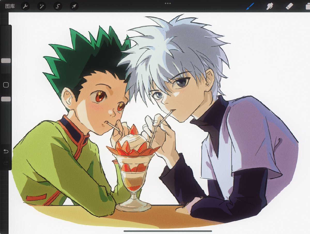 #hxh #hxhfanart 
奇杰❤️❤️
先放两张
近期给xql做的饭⚡️🍏