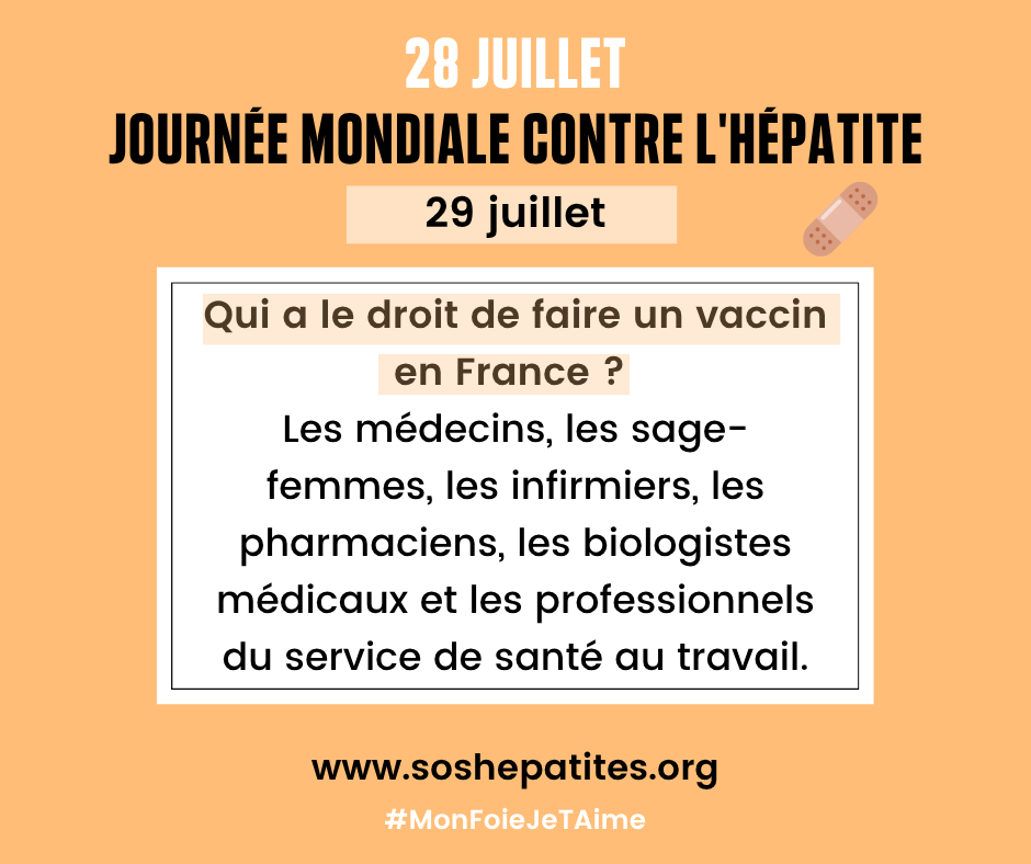 SOS hépatites (@sos_hepatites) on Twitter photo 🩹 Il existe un vaccin contre l’#hépatiteA. Il existe un vaccin contre l’#hépatiteB qui est le premier vaccin directement efficace contre le #cancerdufoie. Ce vaccin prévient aussi l’#hépatiteD !
Plus d'infos :
- service-public.fr/particuliers/v…
- vaccination-info-service.fr/Questions-freq…
#MonFoieJeTAime 🩹 Il existe un vaccin contre l’#hépatiteA. Il existe un vaccin contre l’#hépatiteB qui est le premier vaccin directement efficace contre le #cancerdufoie. Ce vaccin prévient aussi l’#hépatiteD !
Plus d'infos :
- service-public.fr/particuliers/v…
- vaccination-info-service.fr/Questions-freq…
#MonFoieJeTAime