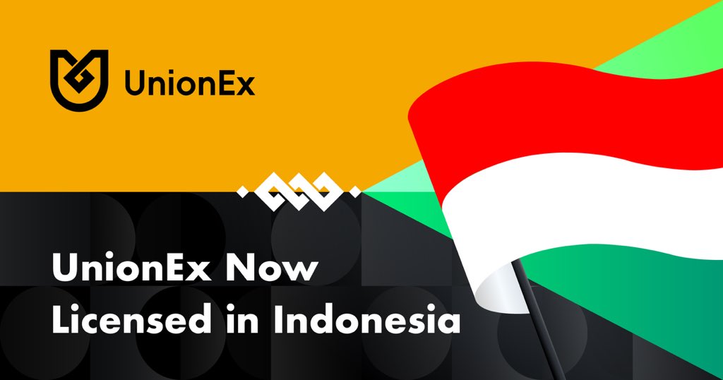 🇮🇩 UnionEx License &amp; Compliance News! 🎉

UnionEx partners with a top SEA fintech unicorn and secures the Indonesia license! 💳

We’re dedicated to a secure, compliant platform for Indonesian users. 🔒

🔥 Join UnionEx to build the Web3 future! 🚀

👉 More Info: