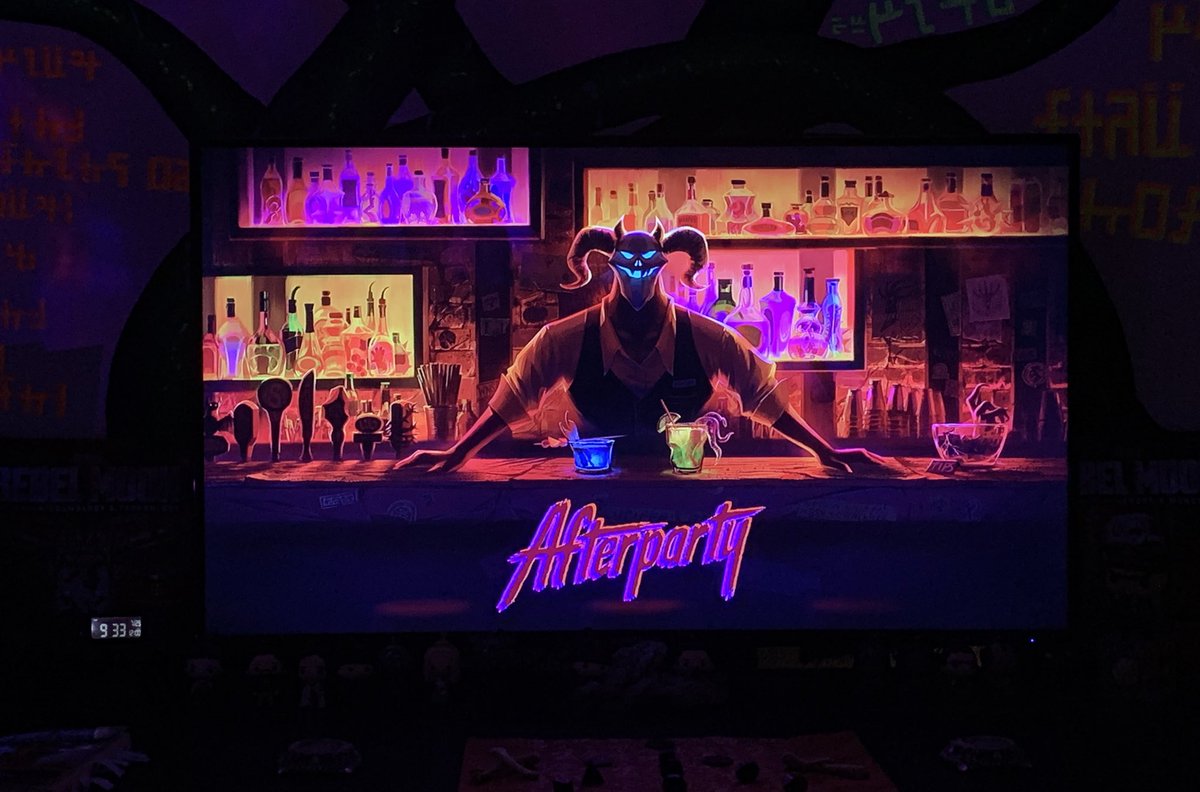 Finally replaying Afterparty 💖
I mean, I love <a href="/nightschoolers/">Night School Studio</a> Oxenfree and Oxenfree: Lost Signals, but Afterparty just blew me away. Humor, aesthetics, soundtrack - definitely my favorite of the three games 😁