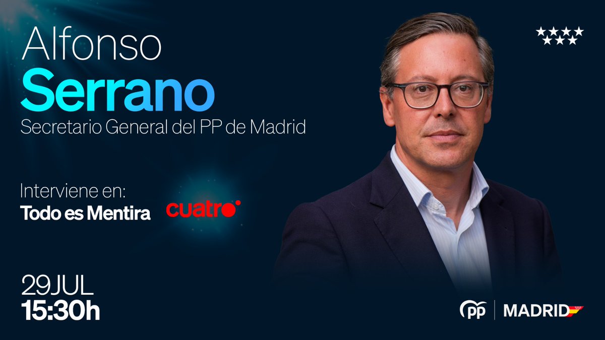 A partir de las 15:30h, <a href="/SerranoAlfonso/">Alfonso Serrano</a> interviene en <a href="/todoesmentiratv/">Todo Es Mentira</a>. 

📲 Síguelo en directo: cuatro.com/en-directo/