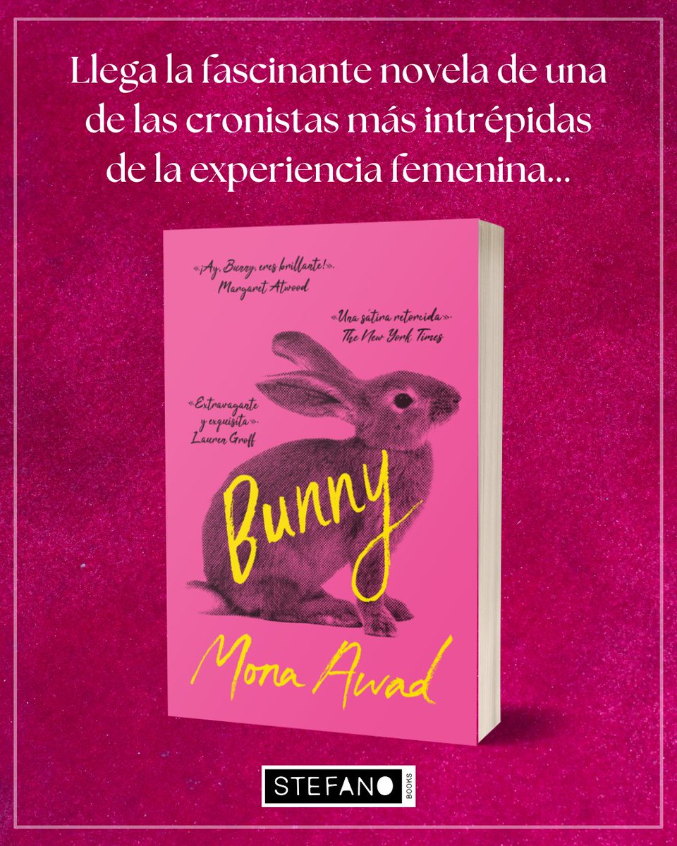 Stefano_Books's tweet photo. ¡El 21 de octubre sale a la venta #Bunny de Mona Awad!🐰✨

Un relato iniciático que aborda la soledad y el sentimiento de pertenencia, la amistad, el deseo y el poder fantástico y terrible de la imaginación.🐇🌹🪓

¡Ya disponible en preventa!📚

✒️Traducción de Jaime Valero. https://t.co/YzANN47m92
