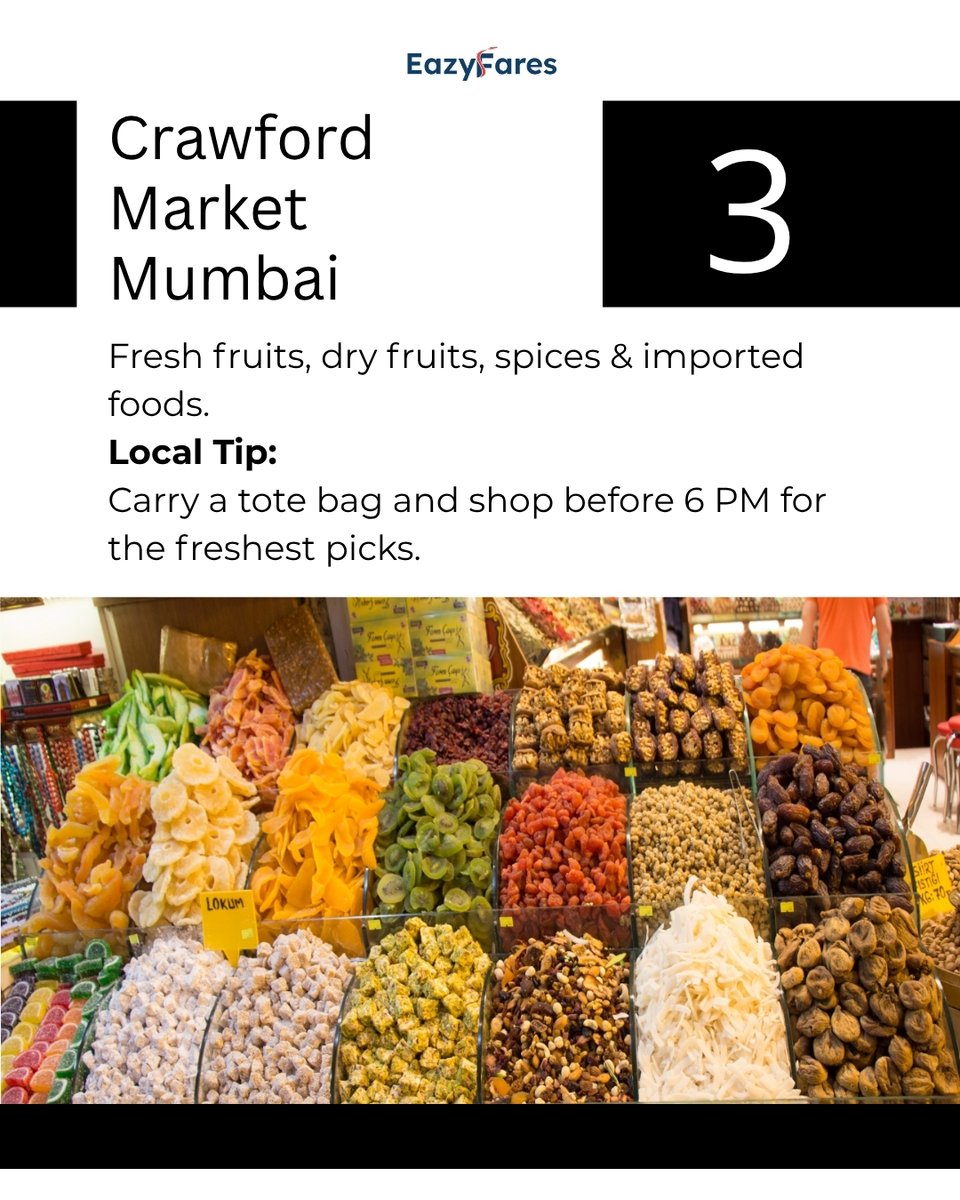 eazyfares's tweet photo. 🌆✨ Hidden treasures, unbeatable bargains & street vibes that never sleep!
#MumbaiMarkets #StreetShopping #LinkingRoad #FashionStreet #HillRoad #CrawfordMarket #MumbaiDiaries #IndianBazaar #ShopLocalIndia #MumbaiShopping #HiddenGemsMumbai #StreetStyleIndia #BudgetShopping https://t.co/QdilESwLRD