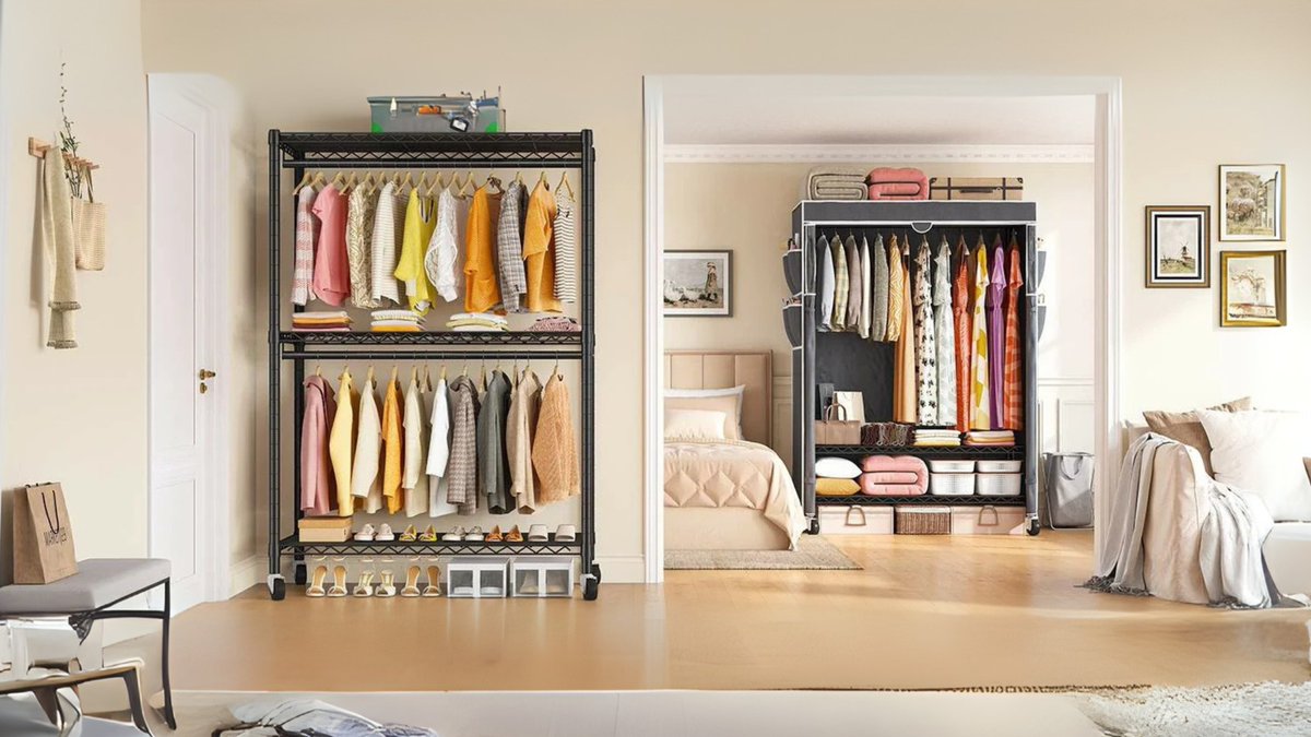 reibiifurniture's tweet image. Raybee L-Shaped Clothing Rack (445LBS Load!)
👗 Tidy Clothes, Happy Life! 
✨ Stay organized effortlessly!
🔗reibii.com/products/445lb… #SmallSpaceHacks