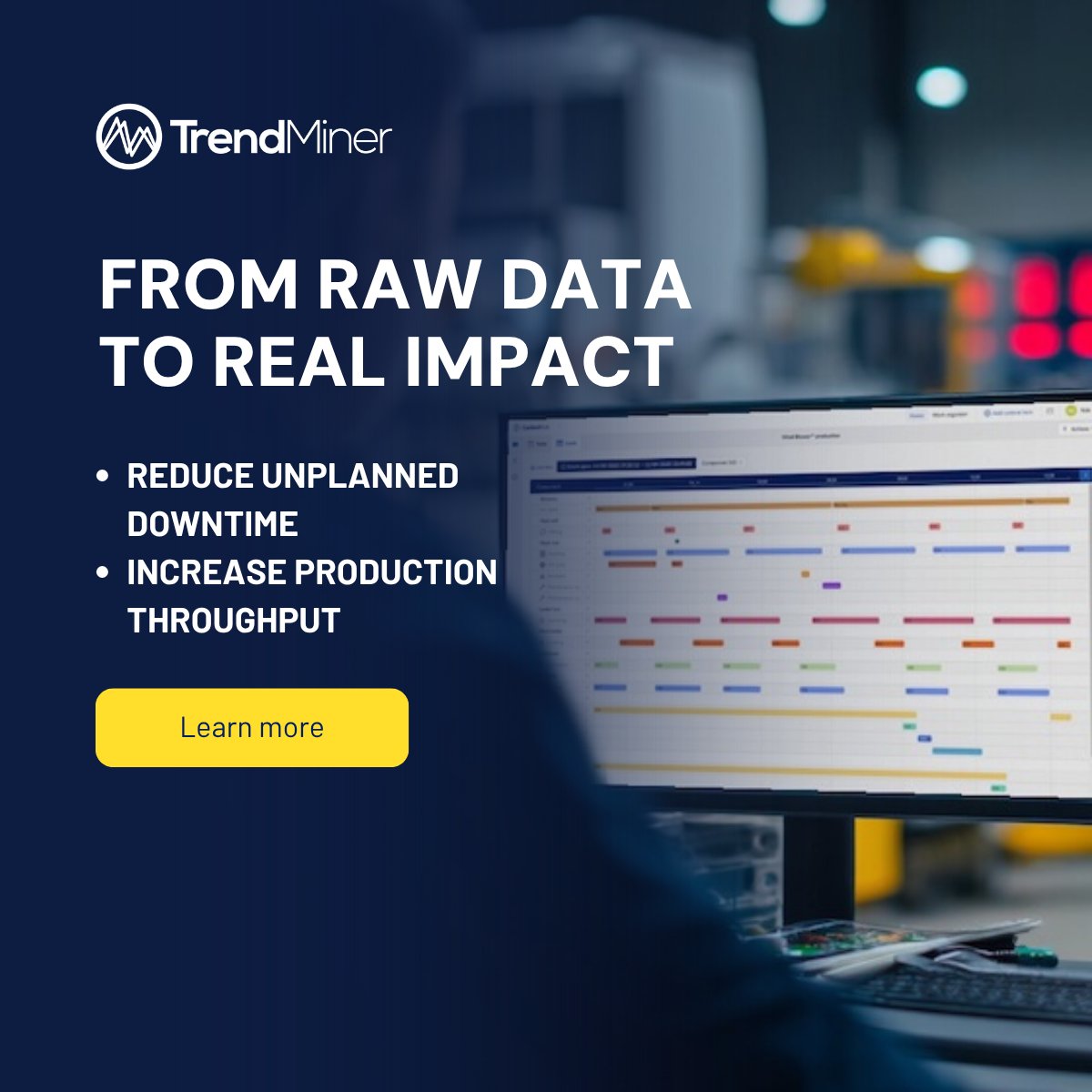 With TrendMiner, engineers detect early warning signs, optimize asset use, and drive improvements across their lines — quickly and without bottlenecks. 

Learn more: bit.ly/4kLHwQi

#SmartFactory #ManufacturingIntelligence #AssetPerformance #PredictiveMaintenance
