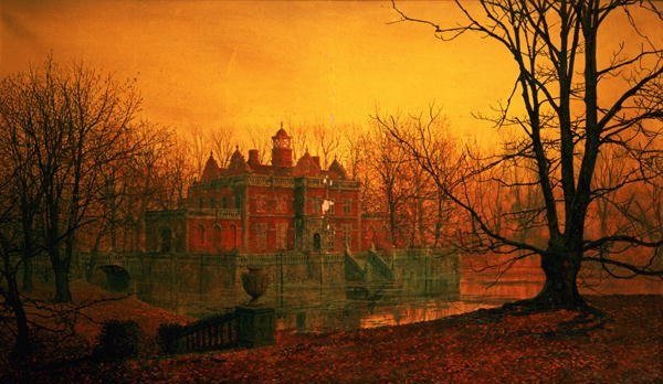 Bow Street Society Trivia of the Day
"The Haunted House" (pictured) was painted by John Atkinson Grimshaw in 1874.