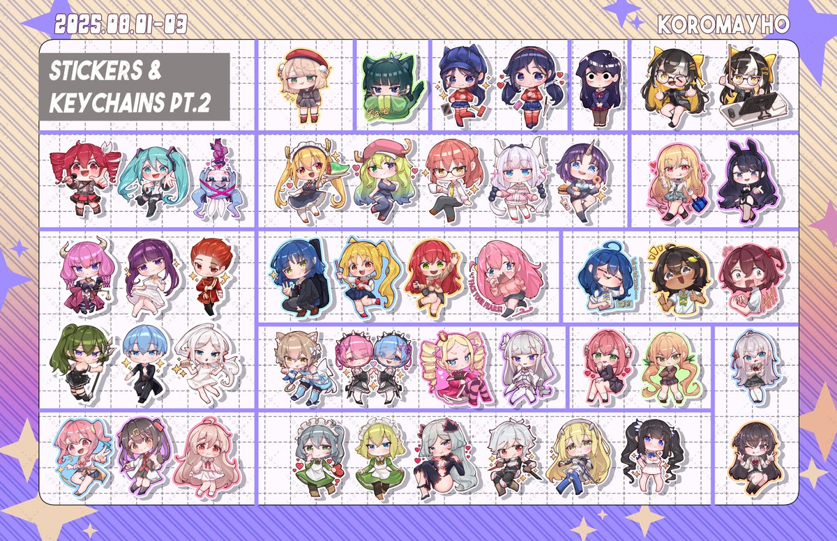 KoromayHo's tweet photo. I'll be at Anirevo this week co-tabling with @itsJikson at ✨A108✨! Here's my catalogue. Hope to see some of you stop by! https://t.co/cxsNzm3pSf