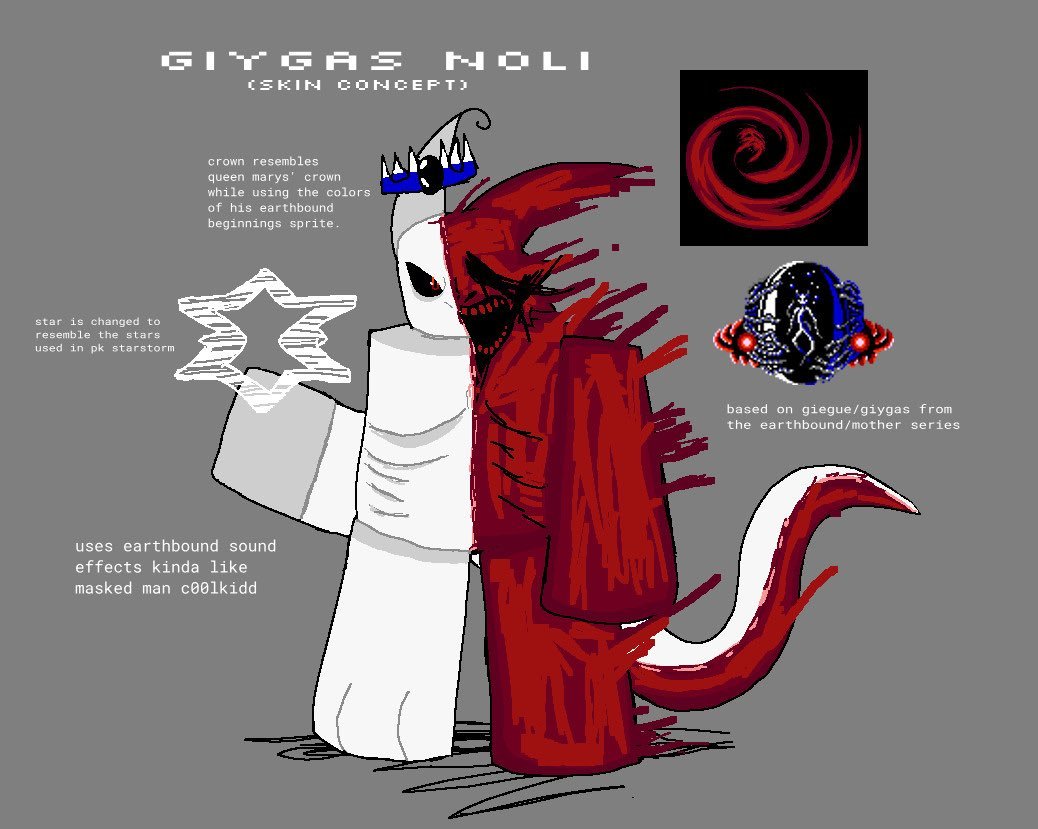 Forsaken News (@forsaken_news) on Twitter photo ❓Skin Concept❓
An UNOFFICIAL skin concept for Noli, named "Giygas Noli"!
Made by: <a href="/breadry0/">★ siffrin/kayden (#1 milwaukee protocoler) 🏳️⚧️</a>!
#Forsaken #forsakenroblox #forsakenart #noli ❓Skin Concept❓
An UNOFFICIAL skin concept for Noli, named "Giygas Noli"!
Made by: <a href="/breadry0/">★ siffrin/kayden (#1 milwaukee protocoler) 🏳️⚧️</a>!
#Forsaken #forsakenroblox #forsakenart #noli