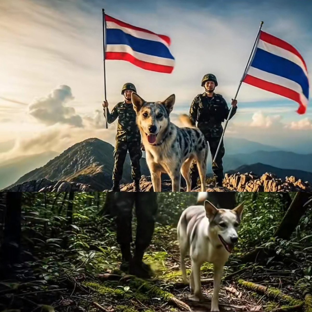 หนึ่งในผู้ที่เสียสละเพื่อ ภูมะเขือ หมาจร“#เจ้าจ๋า”

ในวันที่ศัตรูเคลื่อนตัวเข้ามา มันเห่าขึ้นก่อนใคร
และเสียงเห่านั้นเองที่ช่วยให้พี่ทหารหลบกระสุนได้ทัน
แต่เจ้าจ๋า…โดนยิงเต็มๆ และจากไปอย่างกล้าหาญ

#ไทยกัมพูชา #CambodiaOpenedFire #โหนกระแส #ชายแดนไทยกัมพูชา #TruthFromThailand