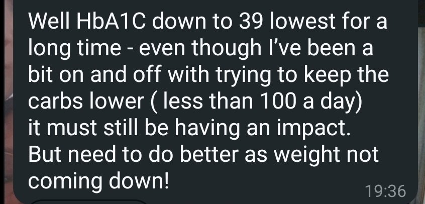 It's been a great month for our diabetes services. Our new group started off well, we had volunteered support from a local #diabetes specialist GP. Another person achieving amazing results all through a #WhatsApp  support group. What more can we ask for? 😁 #lowcarb in #Bradford