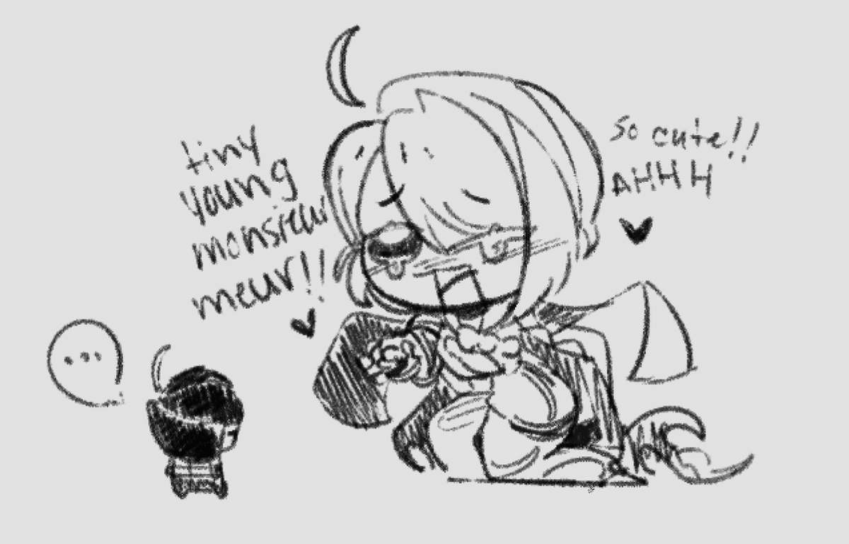 Neveroath's tweet image. Missed drawing meur ..quick sketch hehe