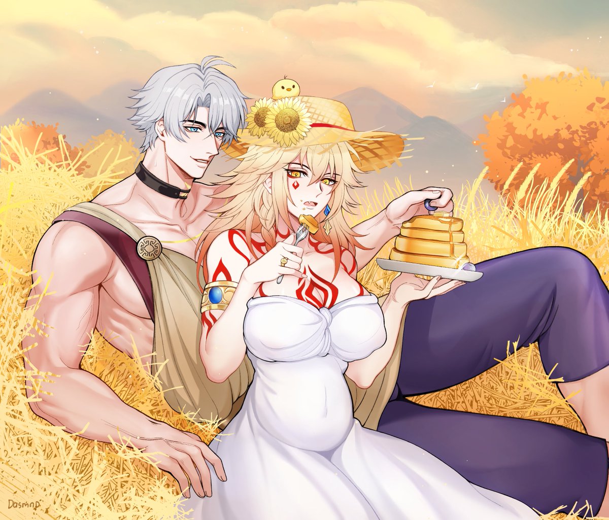 Fem!Mydei with our farmer boy #phaidei
