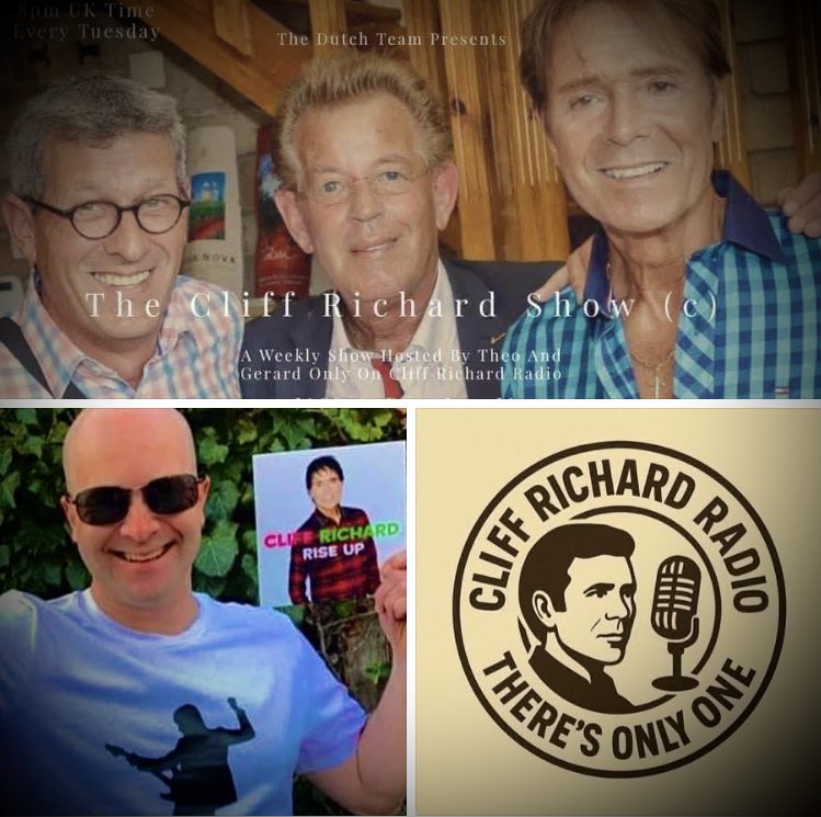 Tonight, we're giving everyone a treat with a brand-new contribution from Darren Price about emotional Cliff songs, starting at 8 p.m. UK time on episode 575 of THE CLIFF RICHARD SHOW ©️from Cliff Richard Radio. Listen via Audials, GetMeRadio, or our stream.
