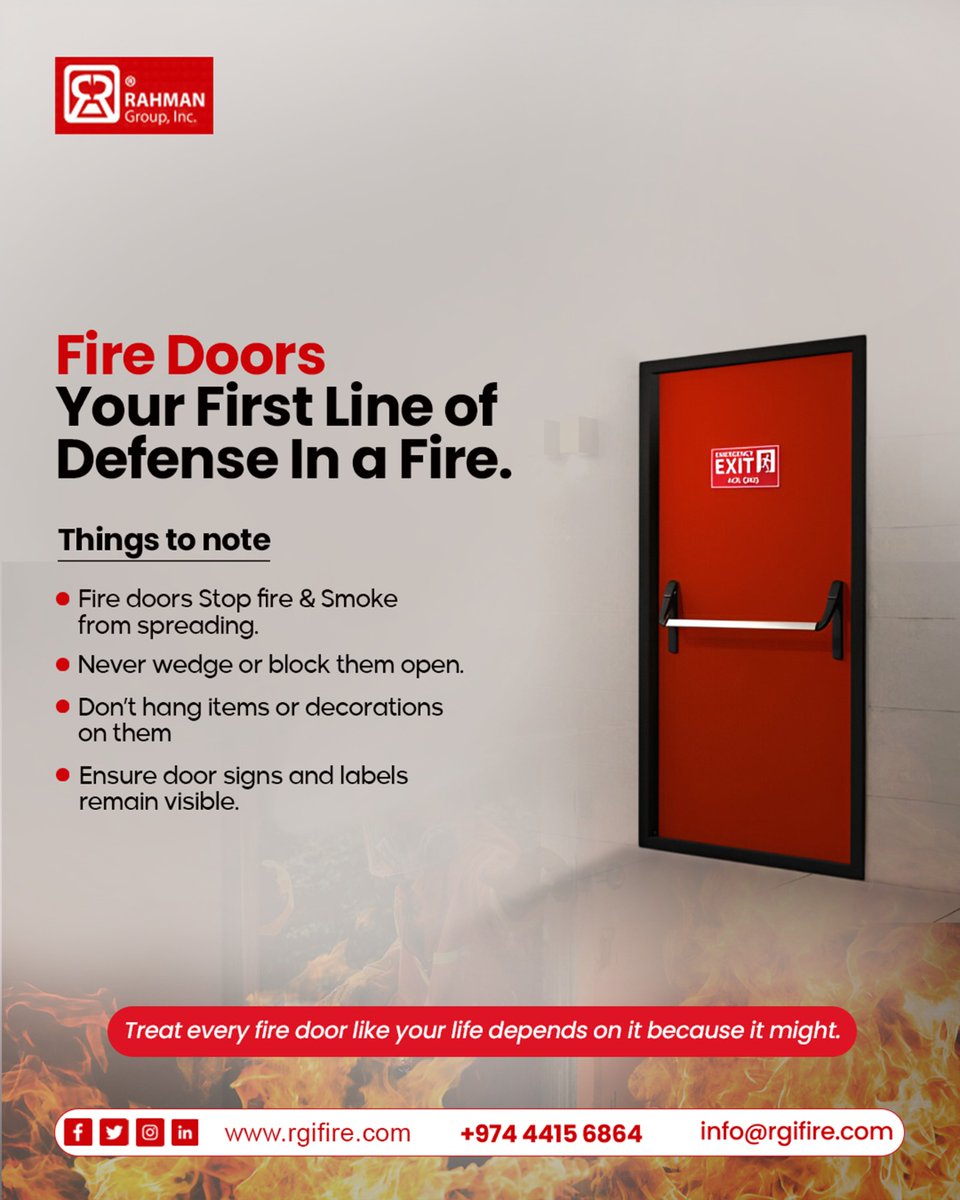 RgIFire's tweet photo. Fire Doors
Your First Line of Defense in a Fire.

For more information's, visit our website below👇🏻
https://t.co/JoXboxDEFJ https://t.co/vWIfVKvsya