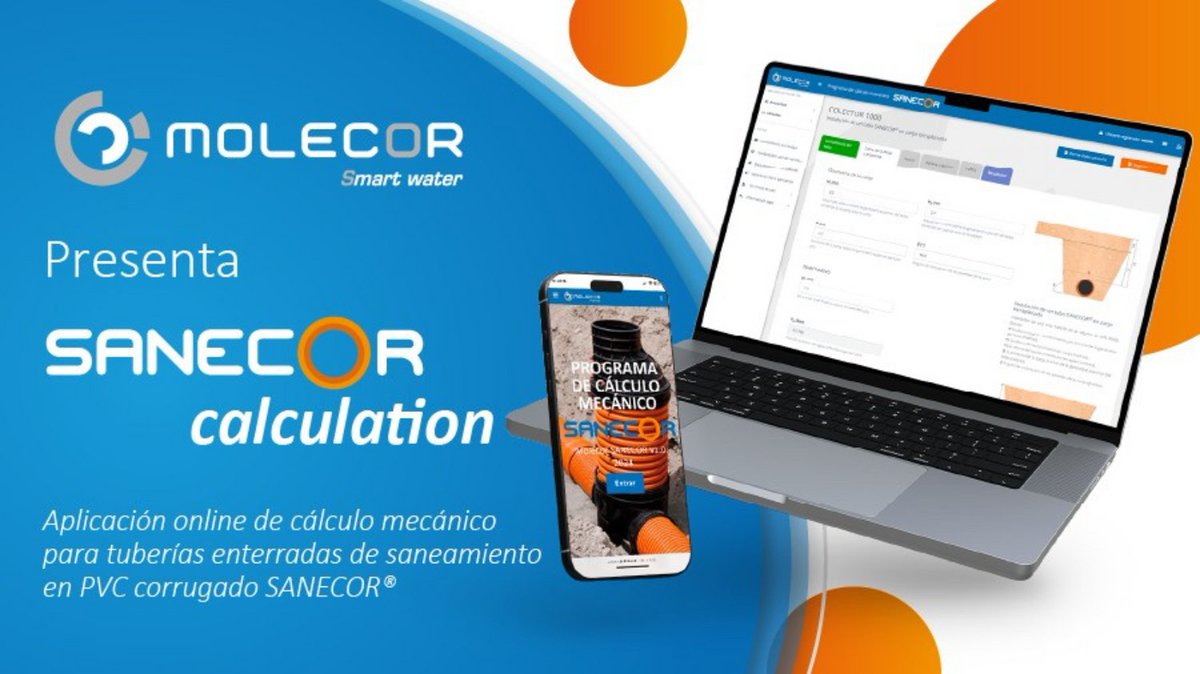 Rodrรญguez Valero (@rvsaneamiento) on Twitter photo <a href="/Molecor/">Molecor</a> presentรณ su ๐๐ซ๐จ๐ ๐ซ๐๐ฆ๐ ๐๐ ๐รก๐ฅ๐๐ฎ๐ฅ๐จ ๐๐๐รก๐ง๐ข๐๐จ ๐๐๐๐๐๐๐, una aplicaciรณn de cรกlculo mecรกnico para tuberรญas plรกsticas enterradas de saneamiento en PVC Corrugado
Descubre mรกs ๐
sanecorcalculation.com
#Molecor #TuberiaCorrugada #PVC #Cรกlculomecรกnico <a href="/Molecor/">Molecor</a> presentรณ su ๐๐ซ๐จ๐ ๐ซ๐๐ฆ๐ ๐๐ ๐รก๐ฅ๐๐ฎ๐ฅ๐จ ๐๐๐รก๐ง๐ข๐๐จ ๐๐๐๐๐๐๐, una aplicaciรณn de cรกlculo mecรกnico para tuberรญas plรกsticas enterradas de saneamiento en PVC Corrugado
Descubre mรกs ๐
sanecorcalculation.com
#Molecor #TuberiaCorrugada #PVC #Cรกlculomecรกnico
