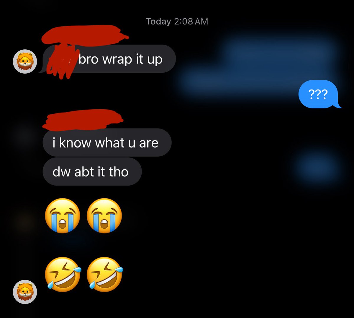copethyself's tweet image. Mfs think they’re so cool saying cryptic shit like this and leaving me on delivered