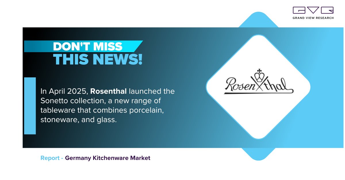 gvr_fmcg's tweet image. The Germany Kitchenware Market exhibits a mix of established &amp;amp; emerging players. Key brands in the market are partnering with robust e-commerce channels to ensure a wide accessibility for consumers.

Study insights @ tinyurl.com/2de6dh7y

#GVR #kitchenware #marketresearch
