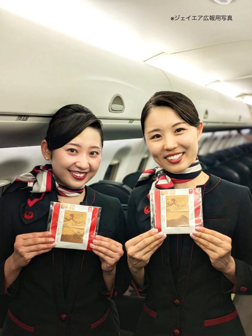 客室乗務員Sです🎀 季節運航便JAL2271便(伊丹→松本)の機内にてJAL