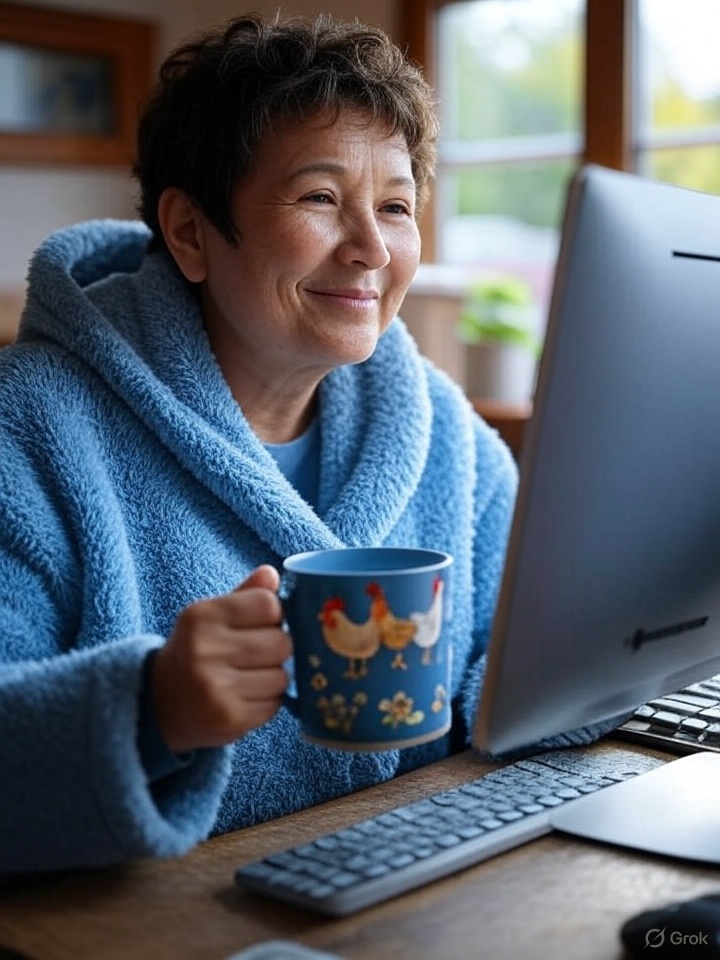 Vero2oo7's tweet image. Good Morning World!
It's one of those, "I can't sleep, so I might as well get up and do something constructive" mornings.
3:55 and all's well!--78*F with 98% H
Coffee Hot and black! And lots of it!