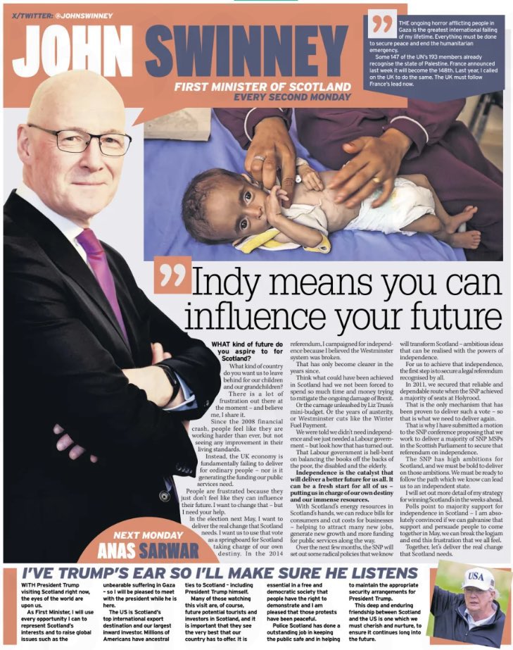 What kind of country do we want to leave for our children &amp; grandchildren?

A country with an economy that leaves no one behind

A country that ends poverty

An energy rich country with lower fuel for households &amp; businesses 

Independence the catalyst for real change <a href="/theSNP/">The SNP</a>