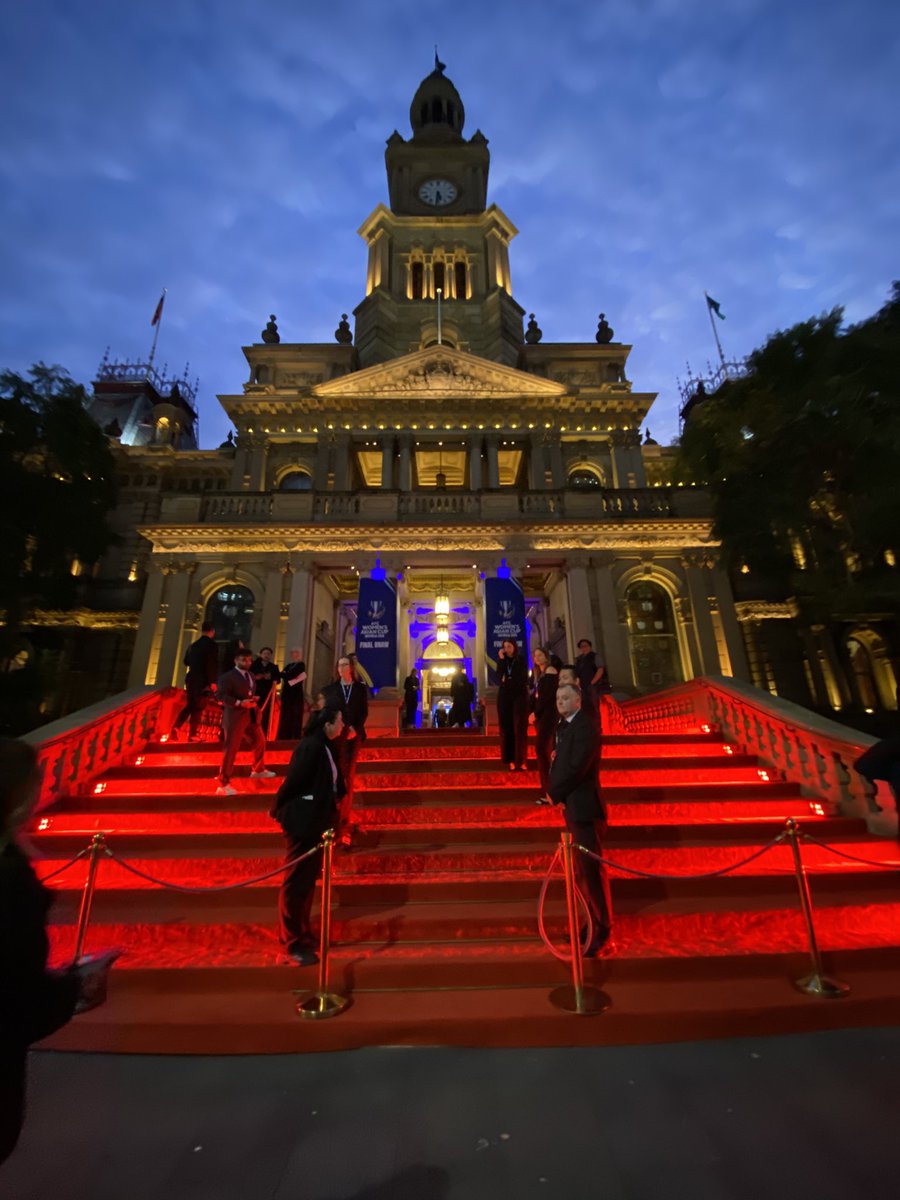 #WAC2026 Women’s <a href="/afcasiancup/">#AsianCup2027</a> draw happening tonight at <a href="/cityofsydney/">City of Sydney</a> ‘s Town Hall
#GoUzbekistan 💪🏼💚🤍💙