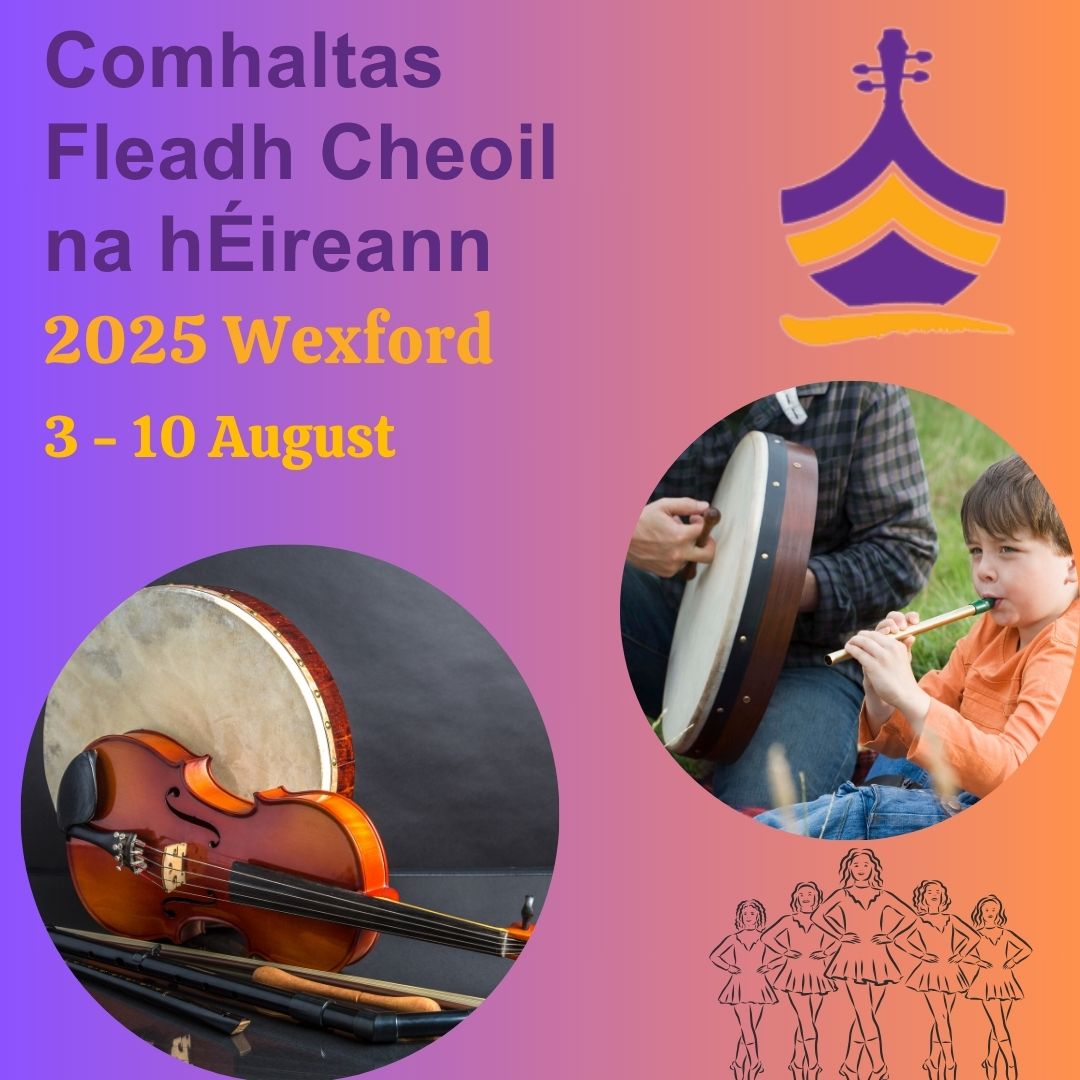 Who doesn’t love a Fleadh Cheoil? 🎻🥁 Wexford Fleadh Cheoil is taking place 📅 3- 10 August!