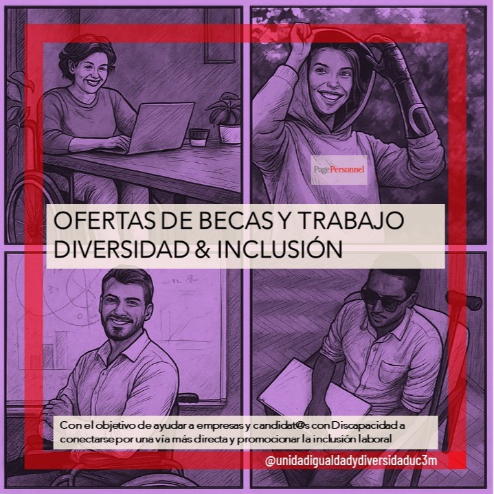 🎓 ¿Te gradúas o buscas tu primer empleo?
¿Tienes certificado de discapacidad?
Desde #UC3MDiversa apoyamos el acceso al empleo inclusivo 💼♿
🚀 @PagePersonnel_es lanza nuevas vacantes
