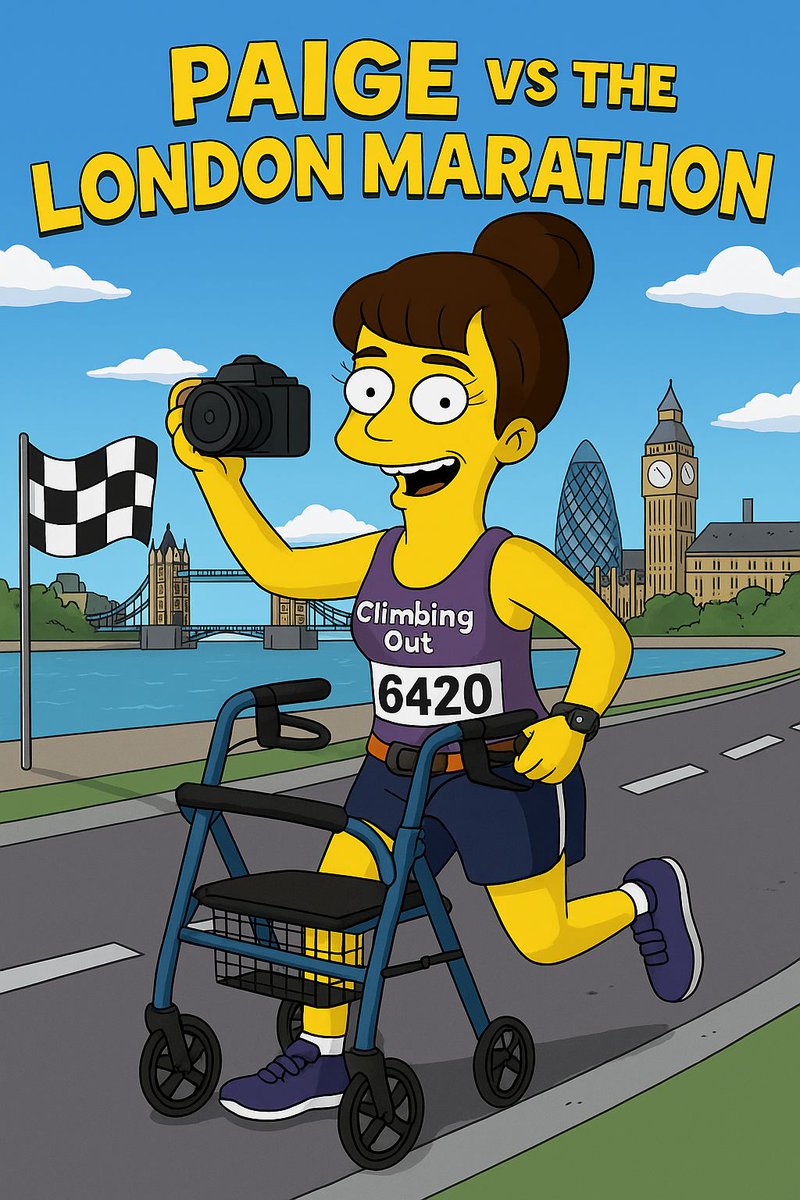 Go Paige! 💚💛

She’s taking on the London Marathon 2026 in aid of Climbing Out. Read more and donate here:

justgiving.com/page/paigevslo…

“Disabled doesn’t mean defeated”

Thanks so much for the support Paige! 🙌