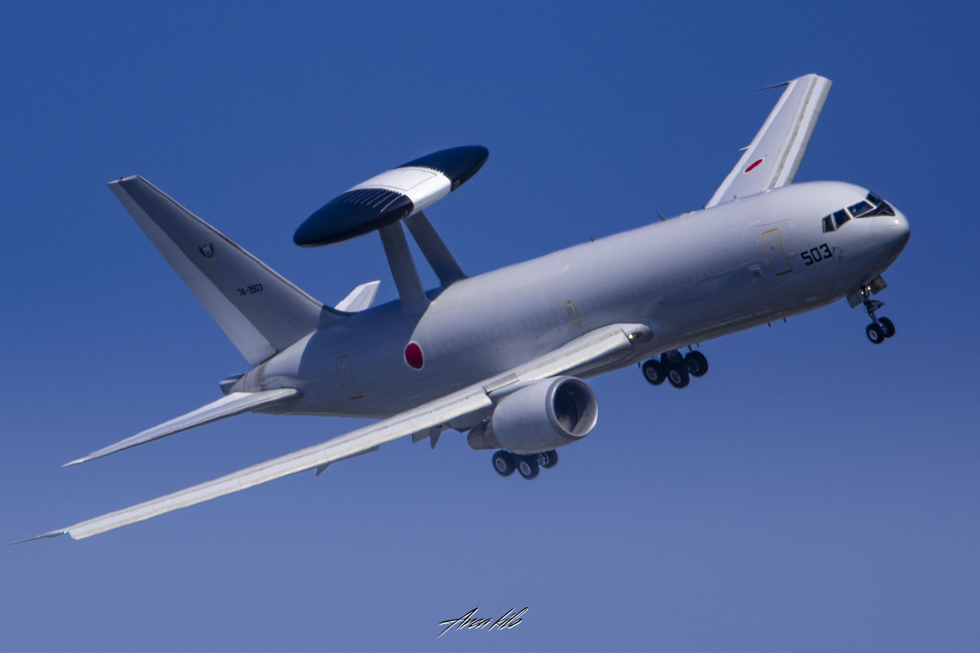 その他 E-767 INTEGRATHON TEAM AWACS 4K] E-767 AWACS 大迫力の展示飛行！ 浜松基地航空祭 2023