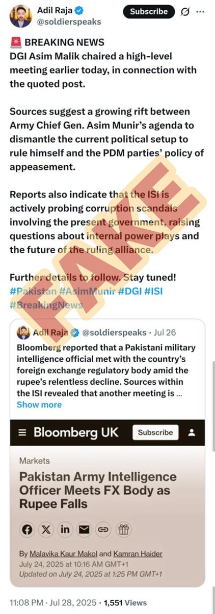 Adil Raja is a betrayer.