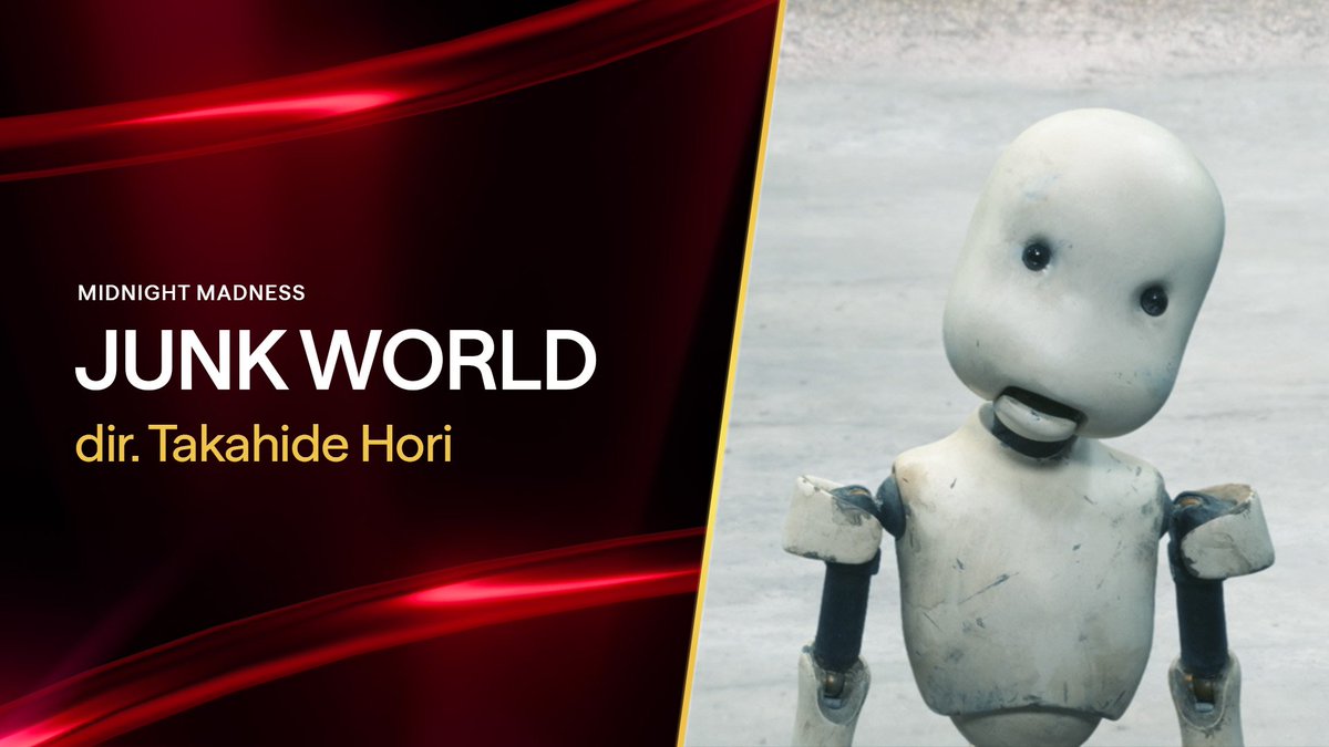 YamikenStudio's tweet image. いよいよ8月1日(金)より随時 #JUNKWORLD のご上映劇場さまが全国に追加拡大していきます🗾📽️✨
JWご上映(予定含) 映画館さま↓🎟️
junkworld-movie.com/#theater

先日 #堀貴秀監督 と #JW公式 さまからも発表がありましたが、9月の第50回トロント国際映画祭(カナダ)
 Midnight…