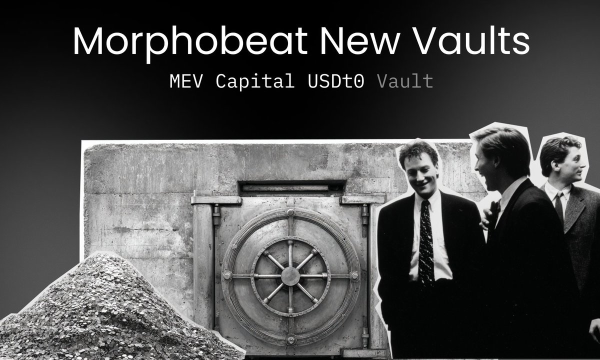 Hyperbeat (@0xhyperbeat) on Twitter photo New Morphobeat Market 🦋
<a href="/MEVCapital/">MEV Capital</a> USDt0 vault has been deployed.
Borrow, lend, earn.
Live now on: app.hyperbeat.org/earn New Morphobeat Market 🦋
<a href="/MEVCapital/">MEV Capital</a> USDt0 vault has been deployed.
Borrow, lend, earn.
Live now on: app.hyperbeat.org/earn