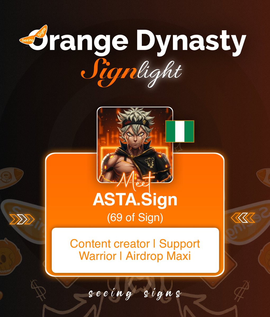 Not Yet!!!.... Not Yet!!!....
Now that's how your dreams become limitless .🔥🔱

On today's Spotlight, we have our one and only Airdrop Maxi, the 69 man <a href="/_AstaCrypt/">𝐀𝐒𝐓𝐀 🧑‍🌾</a>

This guy’s not just a content creator; he’s a whole vibe, a Support Warrior and the co-founder of the Global Sign