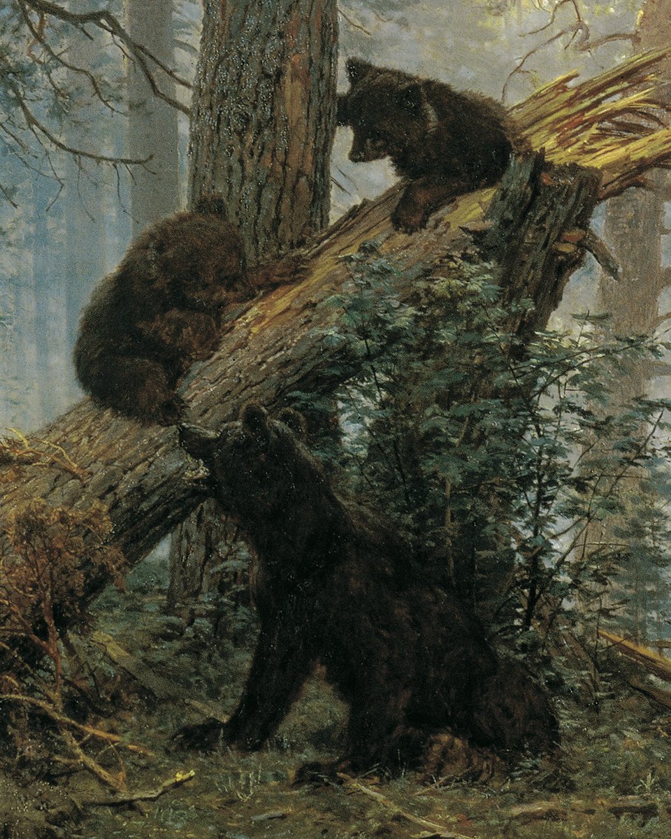Ivan Shishkin’in 1889 yılında yaptığı “Çam Ormanında Sabah” adlı eseri ile günaydın…