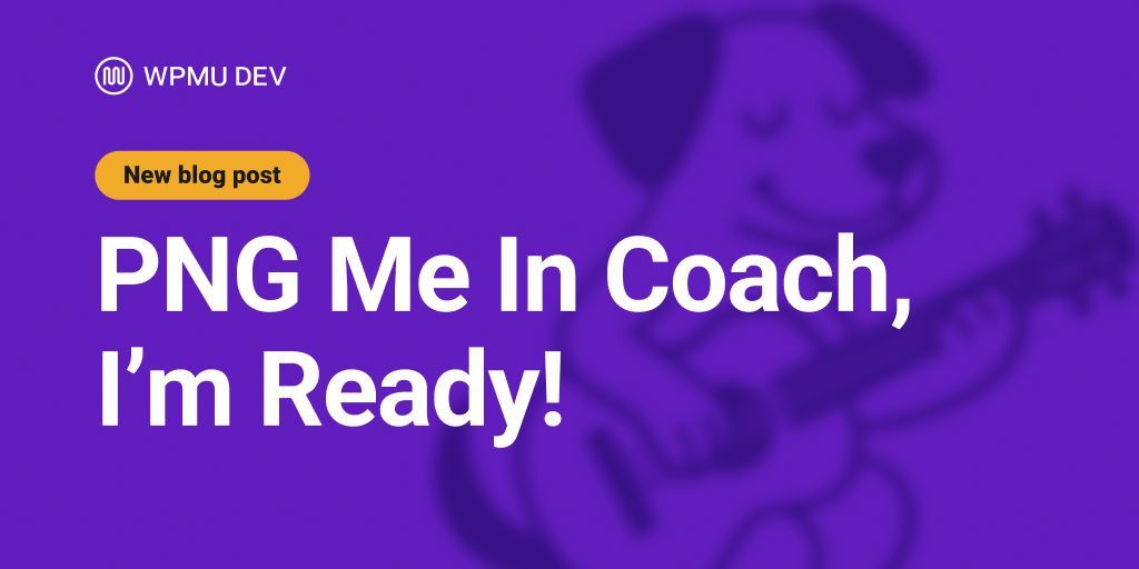 🏃 The latest DEV is here: PNG Me In Coach, I’m Ready!

🖼️ PNGs get a glow-up: HDR, animation &amp; metadata
🔒 New hosting trust seal aims to clean up the industry
🙋 Mentorship returns via WP Includes
🛠️ Plus: plugin panic, AI brain drain &amp; a WP card game

📖