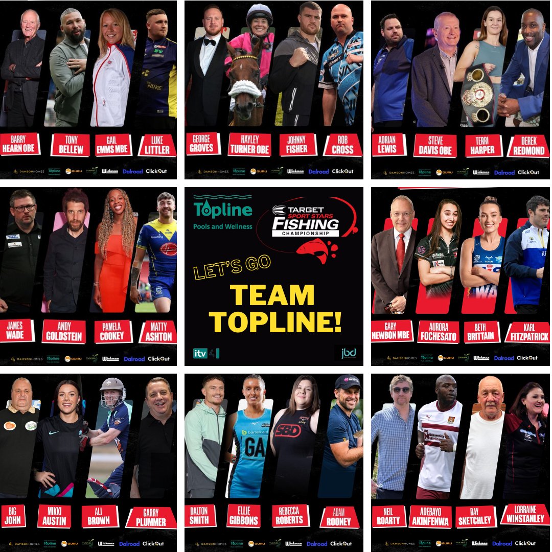 Topline Pools and Wellness (@topline_pw) on Twitter photo The Lionesses have done the country proud again with back-to-back titles. Now itβs the turn of <a href="/AndyBolton7/">Andy Bolton</a> and #teamtopline as we look to retain our <a href="/TargetDarts/">Target Darts</a> #sportstarsfishing Championship title! ππππ£ #charityevent <a href="/sportsstarsfish/">Target Sports Stars Fishing Championship</a> <a href="/jbdsportsagents/">JBD EVENTS</a> The Lionesses have done the country proud again with back-to-back titles. Now itβs the turn of <a href="/AndyBolton7/">Andy Bolton</a> and #teamtopline as we look to retain our <a href="/TargetDarts/">Target Darts</a> #sportstarsfishing Championship title! ππππ£ #charityevent <a href="/sportsstarsfish/">Target Sports Stars Fishing Championship</a> <a href="/jbdsportsagents/">JBD EVENTS</a>