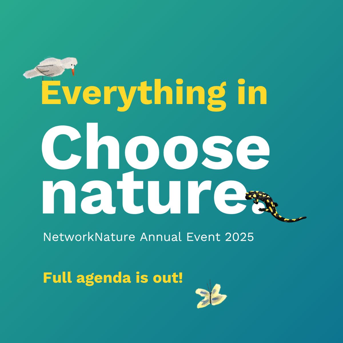 🌱How can we align #biodiversity &amp; economic priorities in a time of urgency?

Join the NetworkNature Annual Event "Choose Nature" to explore how #NatureBasedSolutions can build resilient economies that work for people &amp; nature!
📅16 September
📍Brussels
🔗bit.ly/4maKYF4