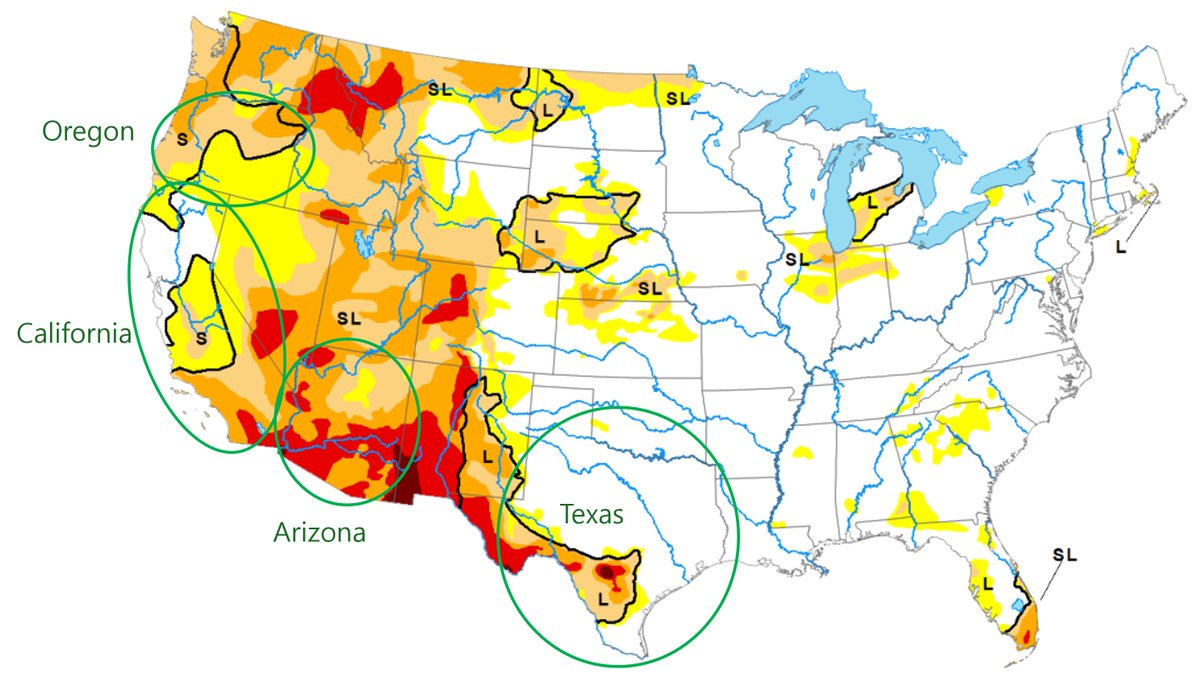 ValleyAI_X's tweet image. [ 전력 다음 병목은 ‘물’이다 💦] #AI #병목

미 백악관의 에너지 보고서와 AI 액션 플랜을 보면, 정책 수혜를 받는 모든 부문이 공통적으로 ‘물 수요’를 늘리고 있습니다.

데이터센터, 전력 발전, 반도체 제조, 인력 이동 — 모두 대량의 물을 필요로 하죠.

하지만 아이러니하게도 미국의 AI…